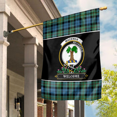 Clan MacEwan Ancient Tartan Crest Garden Flag  - Welcome  VA80 Clan MacEwen_MacEwan Tartan Today   
