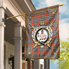 Clan MacFarlane Ancient Tartan Crest Garden Flag  - Celtic Thistle  GA74 Clan MacFarlane Tartan Today   
