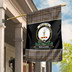 Clan MacIntyre Hunting Weathered Tartan Crest Garden Flag  - Welcome  OE82 Clan MacIntyre Tartan Today   