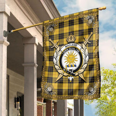 Clan MacLeod of Lewis Ancient Tartan Crest Garden Flag  - Celtic Thistle  MB79 Clan Garden Tartan Today   