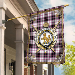 Clan MacPherson Hunting Modern Tartan Crest Garden Flag  - Celtic Thistle  WK27 Clan MacPherson Tartan Today   