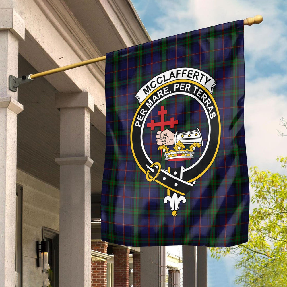 Clan McClafferty Tartan Crest Garden Flag DN52 Clan Garden Tartan Today   