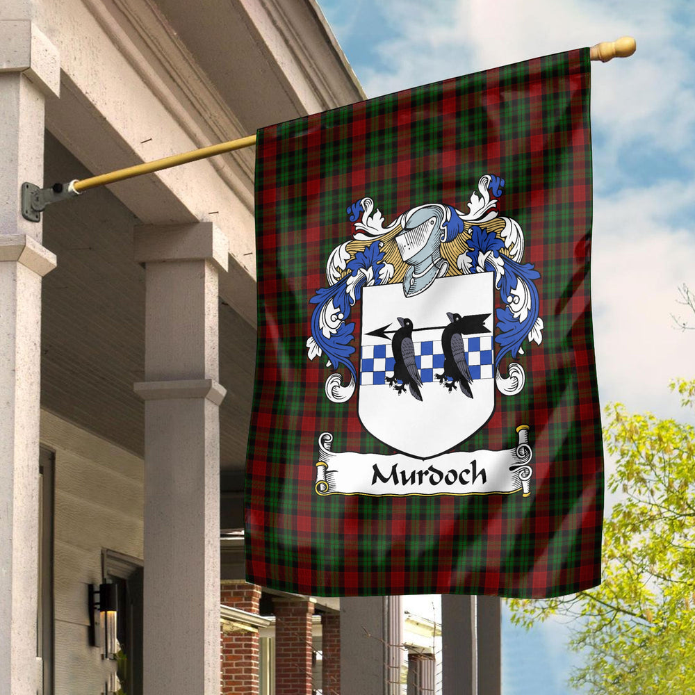 Clan Murdoch Tartan Crest Garden Flag IO40 Clan Garden Tartan Today   
