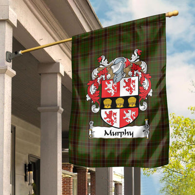 Clan Murphy Tartan Coat of Arms Garden Flag KH46