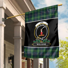 Clan Orr Tartan Crest Garden Flag  - Welcome  KC26 Clan Garden Tartan Today   