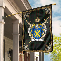 Clan Renwick Tartan Crest Garden Flag  - Celtic Thistle  RW69 Clan Garden Tartan Today   