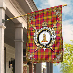Clan Scrymgeour Tartan Crest Garden Flag  - Celtic Thistle  EG67 Clan Scrymgeour Tartan Today   