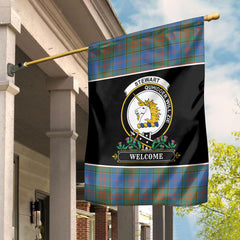 Clan Stewart of Appin Hunting Ancient Tartan Crest Garden Flag  - Welcome  EA56 Clan Stewart of Appin Tartan Today   
