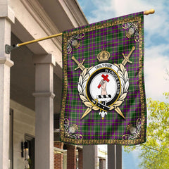 Clan Tailyour (or Taylor) Tartan Crest Garden Flag  - Celtic Thistle  NZ14 Clan Taylor Tartan Today   