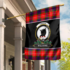 Clan Tweedie Tartan Crest Garden Flag  - Welcome  CV25 Clan Tweedie Tartan Today   
