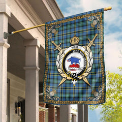 Clan Weir Ancient Tartan Crest Garden Flag  - Celtic Thistle  JC20 Clan Weir Tartan Today   
