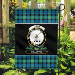 Clan Gunn Ancient Tartan Crest Garden Flag  - Welcome  KF76 Clan Gunn Tartan Today   