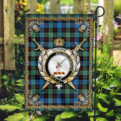 Clan Guthrie Ancient Tartan Crest Garden Flag  - Celtic Thistle  HM98 Clan Guthrie Tartan Today   