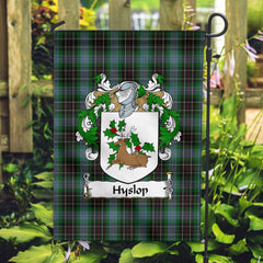 Clan Hyslop Tartan Crest Garden Flag WI34 Clan Garden Tartan Today   