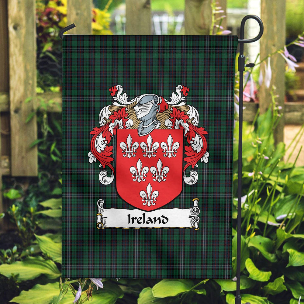 Clan Ireland Tartan Crest Garden Flag RF39 Clan Garden Tartan Today   