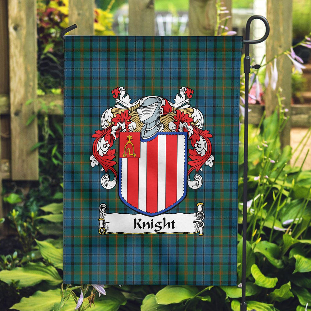 Clan Knight Tartan Crest Garden Flag CC56 Clan Garden Tartan Today   