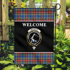 Clan MacBeth Modern Tartan Crest Black Garden Flag YD29 Clan MacBeth Tartan Today   