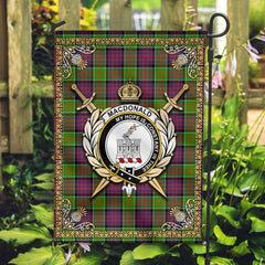 Clan MacDonald (Ranald) Tartan Crest Garden Flag  - Celtic Thistle  PB50 Clan MacDonald Tartan Today   