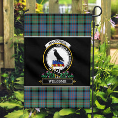 Clan MacDonnell of Glengarry Ancient Tartan Crest Garden Flag  - Welcome  HN77 Clan Glen Tartan Today   