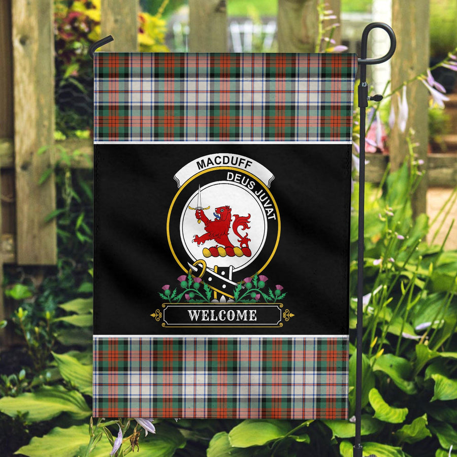 Clan MacDuff Dress Ancient Tartan Crest Garden Flag