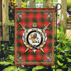 Clan MacFie Tartan Crest Garden Flag  - Celtic Thistle  GS30 Clan MacPhee_MacFie Tartan Today   