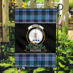 Clan MacKay Blue Tartan Crest Garden Flag  - Welcome  VN70 Clan MacKay Tartan Today   