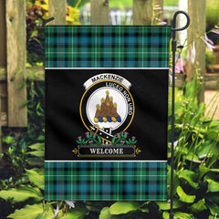 Clan MacKenzie Ancient Tartan Crest Garden Flag  - Welcome  PO59 Clan Garden Clan MacKenzie   