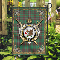 Clan MacKinnon Hunting Ancient Tartan Crest Garden Flag  - Celtic Thistle  MC58 Clan MacKinnon Tartan Today   