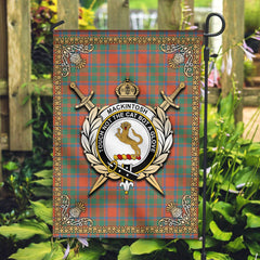 Clan MacKintosh Ancient Tartan Crest Garden Flag  - Celtic Thistle  FH54 Clan MacKintosh / MacIntosh Tartan Today   