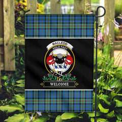 Clan MacLeod of Harris Ancient Tartan Crest Garden Flag  - Welcome  PS53 Clan Garden Tartan Today   