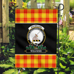 Clan MacMillan Tartan Crest Garden Flag  - Welcome  VZ34 Clan MacMillan Tartan Today   