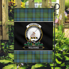 Clan MacMillan Hunting Ancient Tartan Crest Garden Flag  - Welcome  MY93 Clan MacMillan Tartan Today   