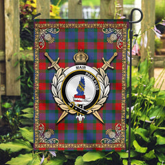 Clan Mar Tartan Crest Garden Flag  - Celtic Thistle  XH82 Clan Mar Tartan Today   