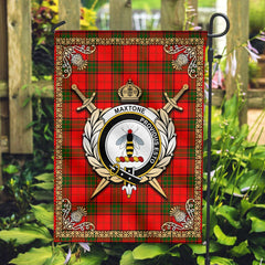 Clan Maxtone Tartan Crest Garden Flag  - Celtic Thistle  MY55 Clan Maxtone Tartan Today   