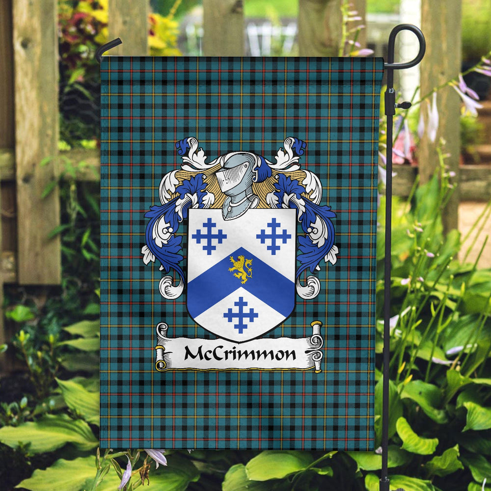 Clan McCrimmon Tartan Crest Garden Flag ND51 Clan Garden Tartan Today   