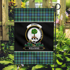 Clan Mowat Ancient Tartan Crest Garden Flag  - Welcome  HZ76 Clan Mow Tartan Today   