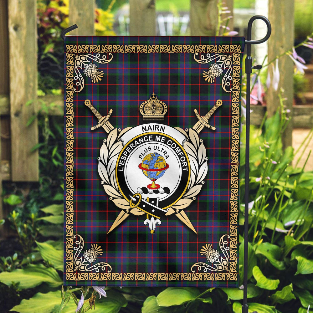 Clan Nairn Tartan Crest Garden Flag  - Celtic Thistle  CV29 Clan Nairn Tartan Today   