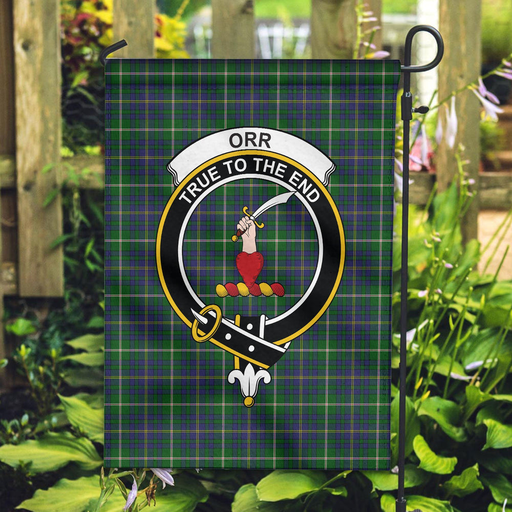 Clan Orr Tartan Crest Garden Flag PQ10 Clan Garden Tartan Today   