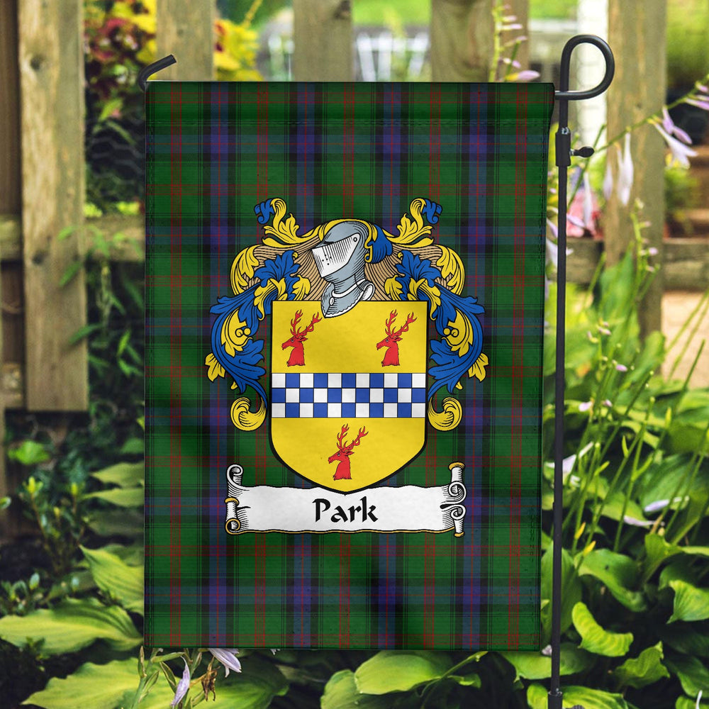 Clan Park Tartan Crest Garden Flag QZ88 Clan Garden Tartan Today   
