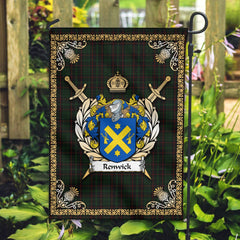 Clan Renwick Tartan Crest Garden Flag  - Celtic Thistle  RW69 Clan Garden Tartan Today   
