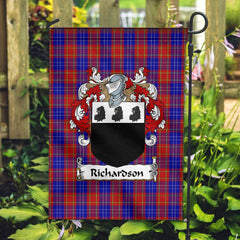 Clan Richardson Tartan Crest Garden Flag UL56 Clan Garden Tartan Today   