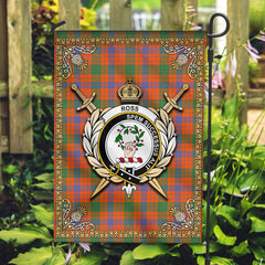 Clan Ross Ancient Tartan Crest Garden Flag  - Celtic Thistle  ZK48 Clan Ross Tartan Today   