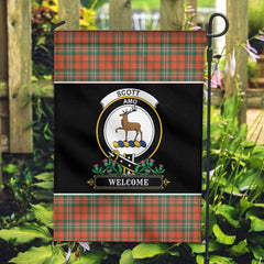 Clan Scott Ancient Tartan Crest Garden Flag  - Welcome  FE55 Clan Scott (Scott Tartan) Tartan Today   