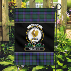 Clan Sinclair Hunting Modern Tartan Crest Garden Flag  - Welcome  UP29 Clan Sinclair Tartan Today   