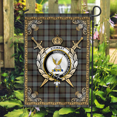 Clan Stewart Old Weathered Tartan Crest Garden Flag  - Celtic Thistle  YU39 Clan Stewart Tartan Today   