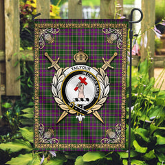 Clan Tailyour (or Taylor) Tartan Crest Garden Flag  - Celtic Thistle  NZ14 Clan Taylor Tartan Today   