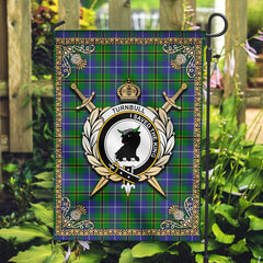 Clan Turnbull Hunting Tartan Crest Garden Flag  - Celtic Thistle  KN35 Clan Turnbull Tartan Today   
