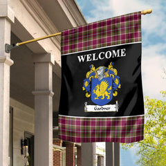 Clan Gardner Tartan Crest Black Garden Flag VS63 Clan Garden Tartan Today   