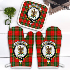 Clan Gartshore Tartan Crest Oven Mitt And Pot Holder (2 Oven Mitts + 1 Pot Holder) MO67 Clan Gartshore Tartan Today   