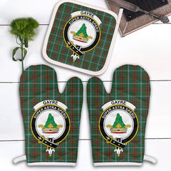 Clan Gayre Tartan Crest Oven Mitt And Pot Holder (2 Oven Mitts + 1 Pot Holder) UF55 Clan Gayre Tartan Today   